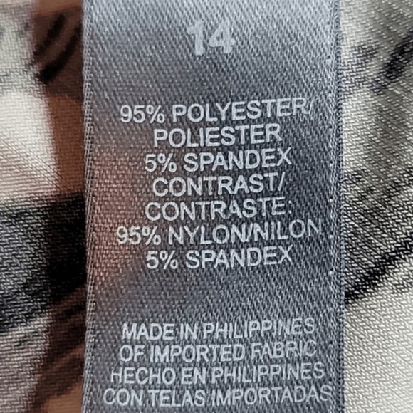 Bisou Bisou Black & White Sleeveless Bodycon Dress‎ - Picture 12 of 13